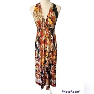 Necessary‎ objects multi color maxi dress